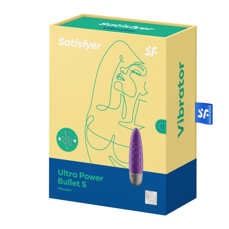 Мінівібратор Satisfyer Ultra Power Bullet 5 Фіолетовий Мінівібратор Satisfyer Ultra Power Bullet 5 Фіолетовий