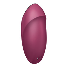 Вибростимулятор-пульсатор Satisfyer Tap & Climax 1 Red, эффект постукивания пальцем, 2 мотора