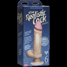 Вибратор Doc Johnson The Realistic Cock 6 inch ULTRASKYN