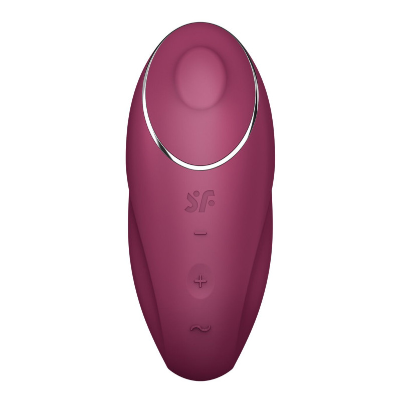 Вибростимулятор-пульсатор Satisfyer Tap & Climax 1 Red, эффект постукивания пальцем, 2 мотора Вибростимулятор-пульсатор Satisfyer Tap & Climax 1 Red, эффект постукивания пальцем, 2 мотора