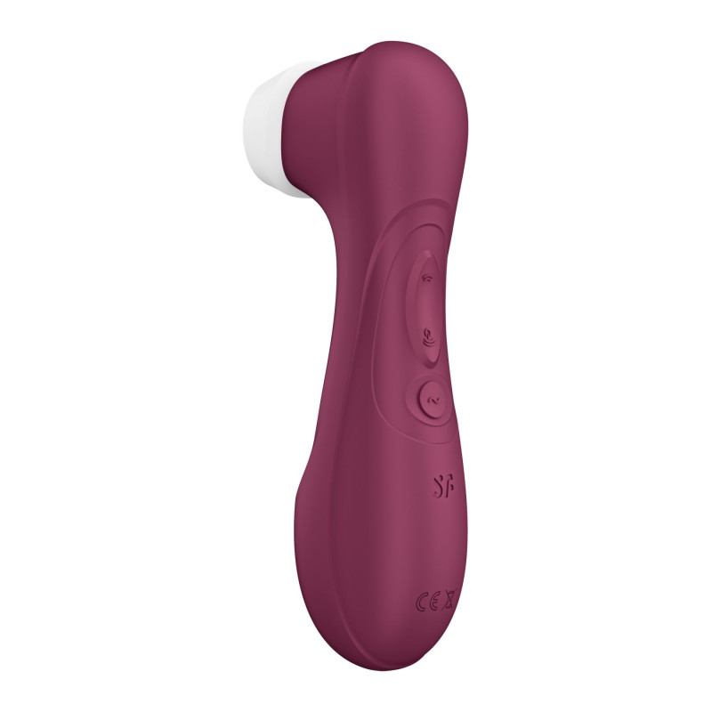 Вакуумный клиторальный стимулятор Satisfyer Pro 2 Generation 3 with Liquid Air Wine Red Вакуумный клиторальный стимулятор Satisfyer Pro 2 Generation 3 with Liquid Air Wine Red
