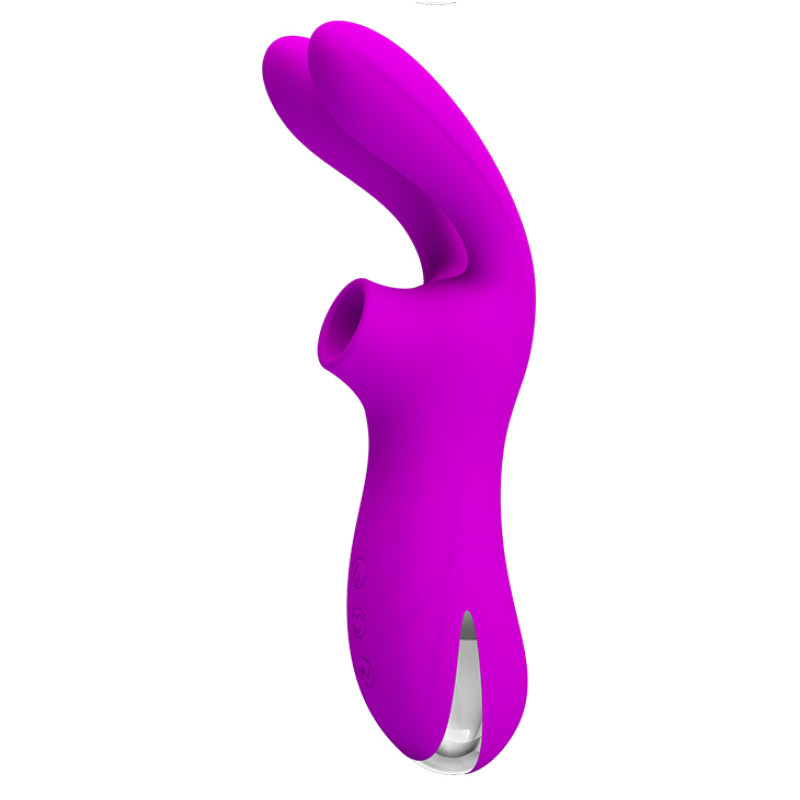 Вібратор Pretty Love Ralap Vibrator + Suction Фіолетовий Вібратор Pretty Love Ralap Vibrator + Suction Фіолетовий