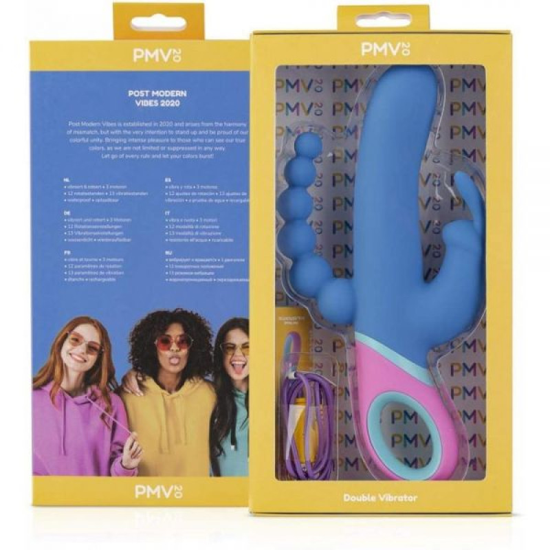 Вибромассажер тройной зайчик с вращающей головкой Pmv20 Vice Вибромассажер тройной зайчик с вращающей головкой Pmv20 Vice