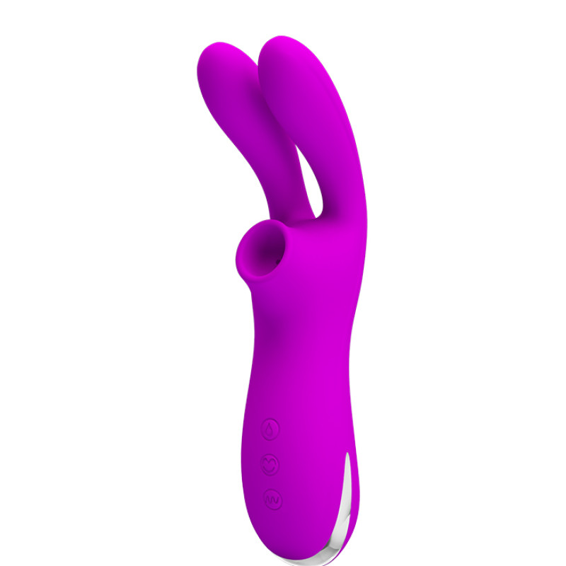Вібратор Pretty Love Ralap Vibrator + Suction Фіолетовий Вібратор Pretty Love Ralap Vibrator + Suction Фіолетовий