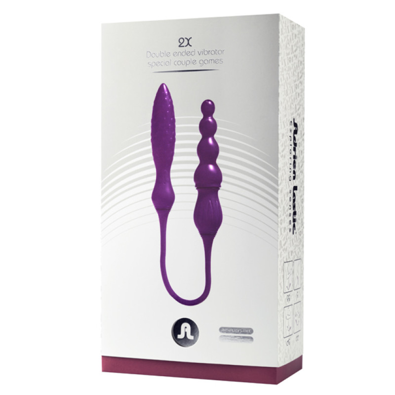 Вибратор для двоих Adrien Lastic AD-2X с пультом LRS Вибратор для двоих Adrien Lastic AD-2X с пультом LRS