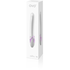 Вибратор OVO F8 Белый/Розовый