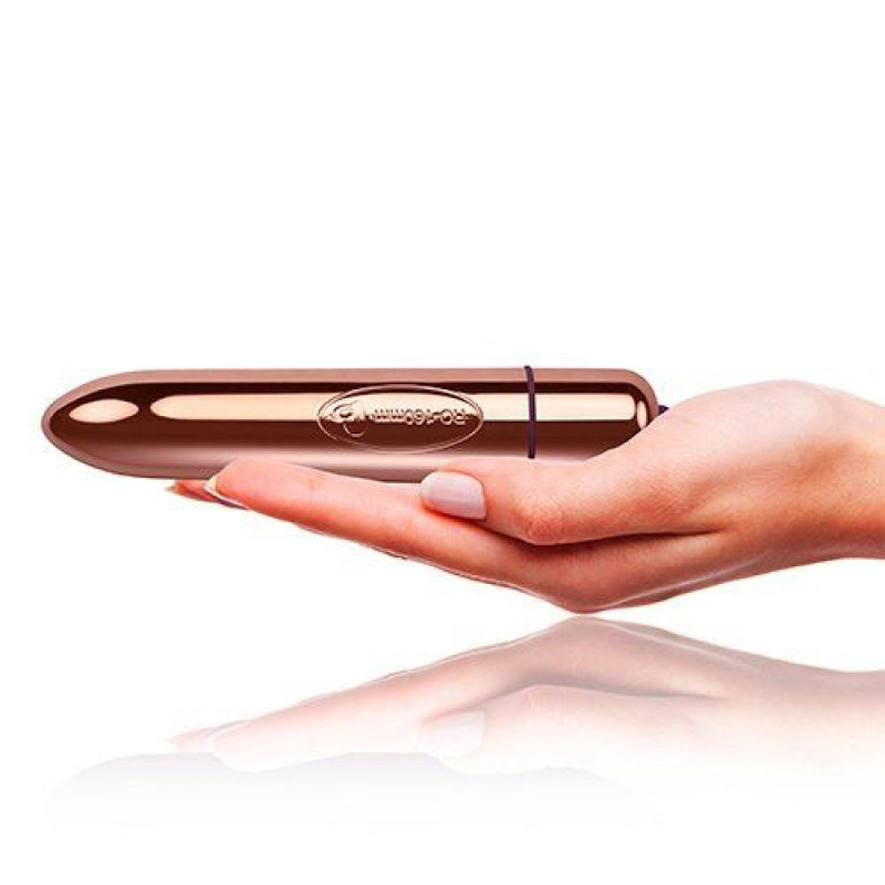 Вибратор Rocks Off RO-160 мм 10 Золотой Вибратор Rocks Off RO-160 мм 10 Золотой