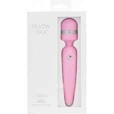 Роскошный вибромассажер PILLOW TALK Cheeky с кристаллом Сваровски Розовый