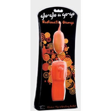 Виброяйцо светящееся в темноте Topco Sales Glo-Glo a Go-Go Radioactive Orange Flicker