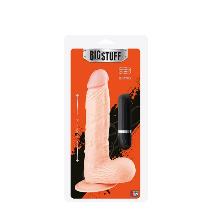 Вибромассажер Dreamtoys Bigstuff 8.5Inch Телесный Вибромассажер Dreamtoys Bigstuff 8.5Inch Телесный