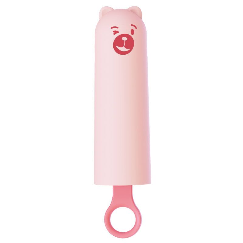 Вібратор CuteVibe Teddy Pink (Black Dildo), реалістичний вібратор під виглядом морозива Вібратор CuteVibe Teddy Pink (Black Dildo), реалістичний вібратор під виглядом морозива