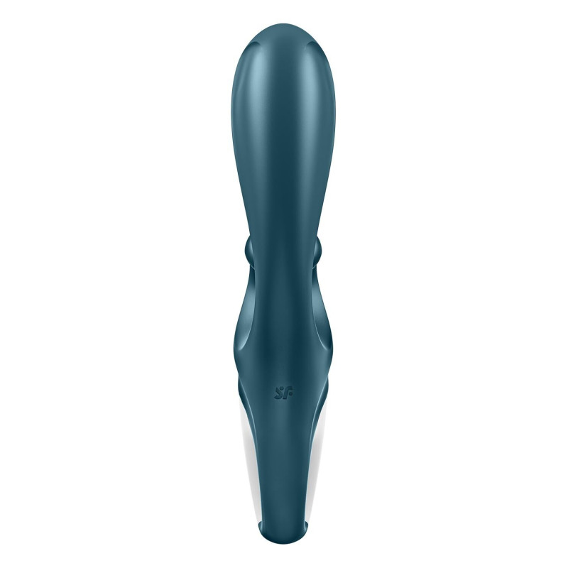 Смарт вібратор-кролик Satisfyer Hug Me Bluegrey, 2 мотори, діаметр 4,2см, широка кліторальна частина Смарт вібратор-кролик Satisfyer Hug Me Bluegrey, 2 мотори, діаметр 4,2см, широка кліторальна частина