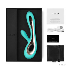 Вибратор-кролик LELO Soraya 2 Aqua, 12 режимов вибрации, до 4 часов работы