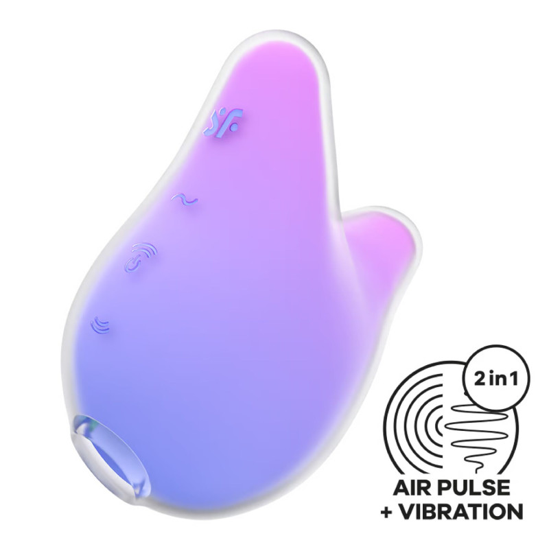 Вакуумный клиторальный стимулятор Satisfyer Mermaid Vibes Violet/Pink Вакуумный клиторальный стимулятор Satisfyer Mermaid Vibes Violet/Pink