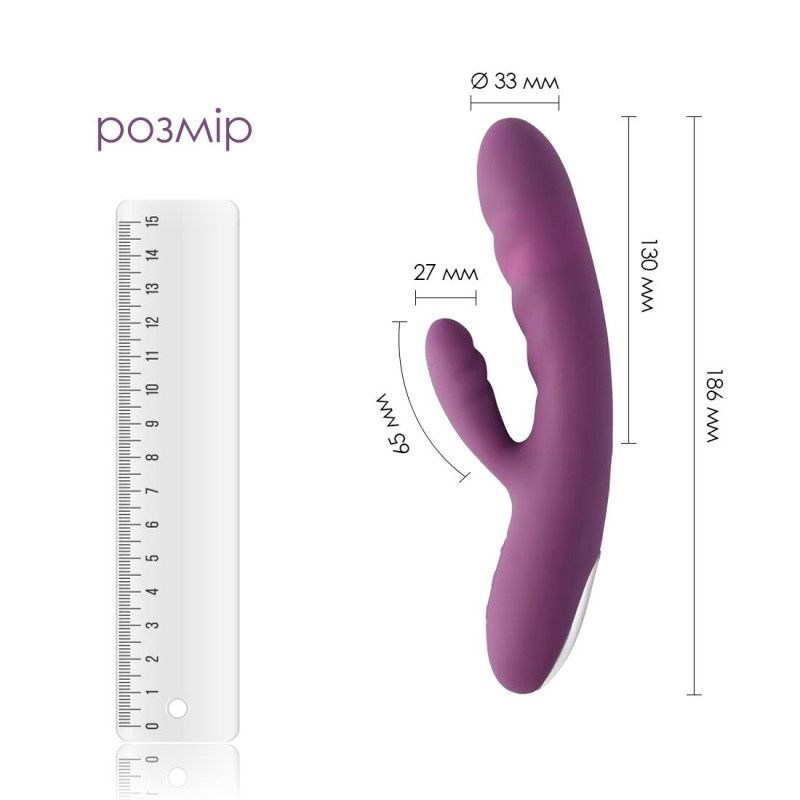 Вибратор-кролик Svakom Avery Lilac со движущимся стволом движение вперед-назад Вибратор-кролик Svakom Avery Lilac со движущимся стволом движение вперед-назад