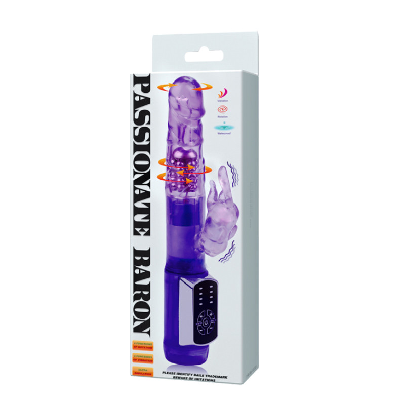 Вибратор LyBaile Passionate Baron Vibrator Фиолетовый Вибратор LyBaile Passionate Baron Vibrator Фиолетовый