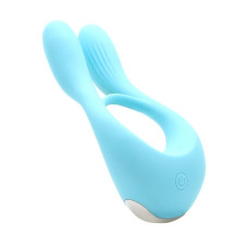 Вибратор для пар KisToy Martin Голубой
