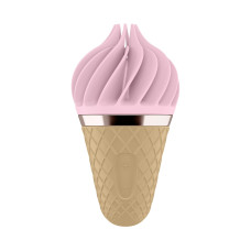 Мороженка спиннатор Satisfyer Lay-On Sweet Temptation Розовый/Коричневый