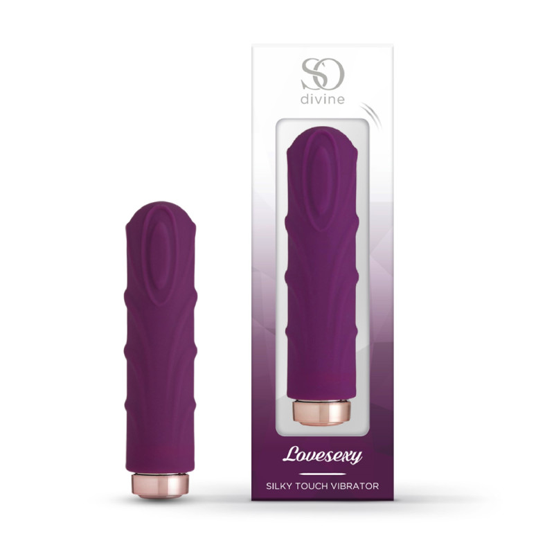 Віброкуль So Divine Lovesexy зі знімною текстурованою насадкою Віброкуль So Divine Lovesexy зі знімною текстурованою насадкою