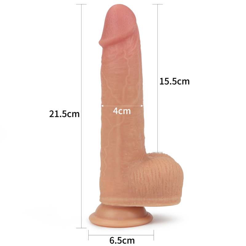 Вибратор LoveToy Dual-Layered Silicone Rotating Cock With Vibration Anthony 8.5 Flesh Вибратор LoveToy Dual-Layered Silicone Rotating Cock With Vibration Anthony 8.5 Flesh