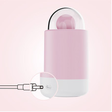Вибратор-конфета на палочке KISTOY Pink Pop, зарядный кейс-ночник, 10 режимов вибрации