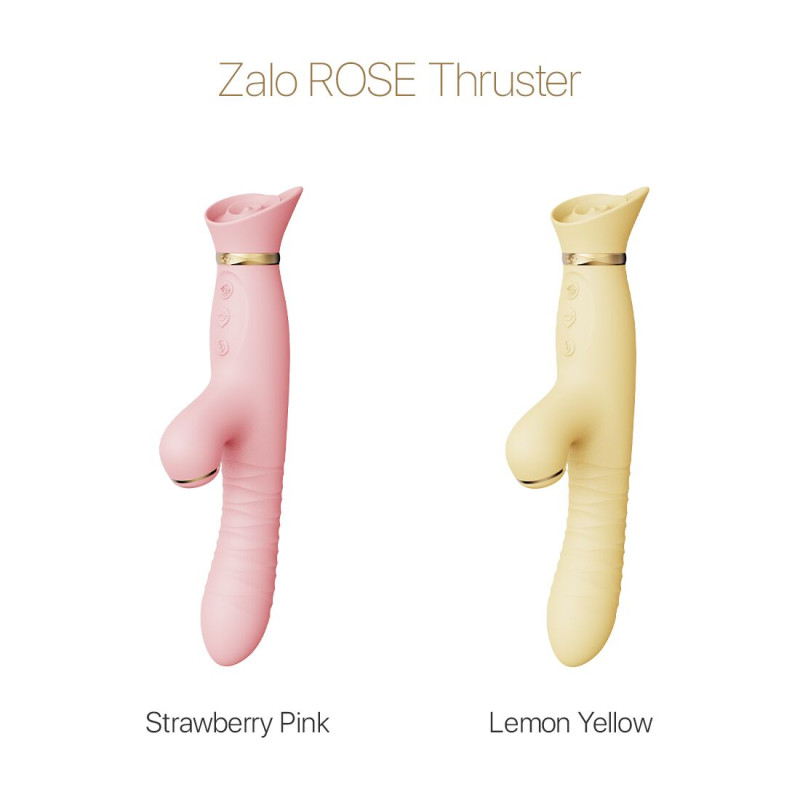 Пульсатор-вибратор с вакуумной стимуляцией клитора Zalo - ROSE Thruster Lemon Yellow Пульсатор-вибратор с вакуумной стимуляцией клитора Zalo - ROSE Thruster Lemon Yellow