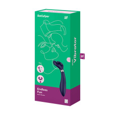Вибратор для пар Satisfyer Endless Fun Blue, три мотора, многофункциональный