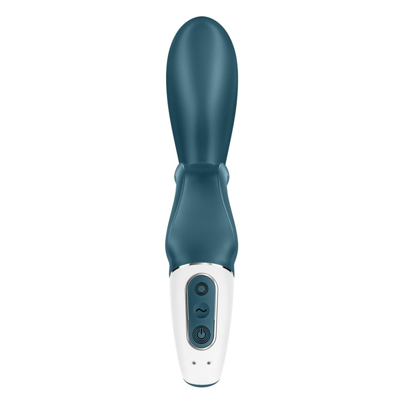 Смарт вібратор-кролик Satisfyer Hug Me Bluegrey, 2 мотори, діаметр 4,2см, широка кліторальна частина Смарт вібратор-кролик Satisfyer Hug Me Bluegrey, 2 мотори, діаметр 4,2см, широка кліторальна частина