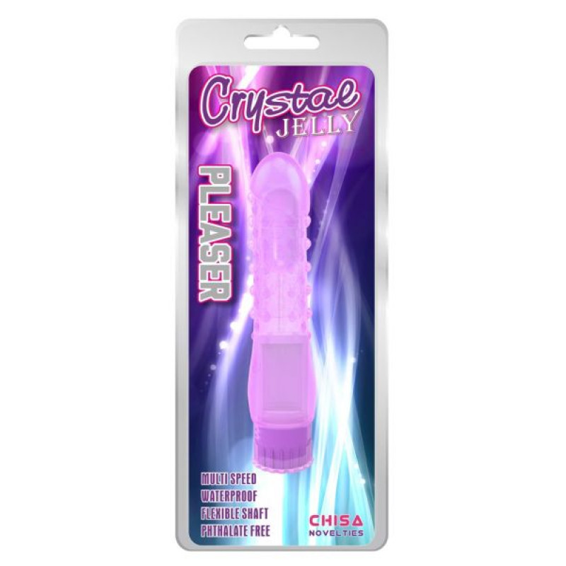 Вибромассажер Chisa Jelly Pleaser Фиолетовый Вибромассажер Chisa Jelly Pleaser Фиолетовый