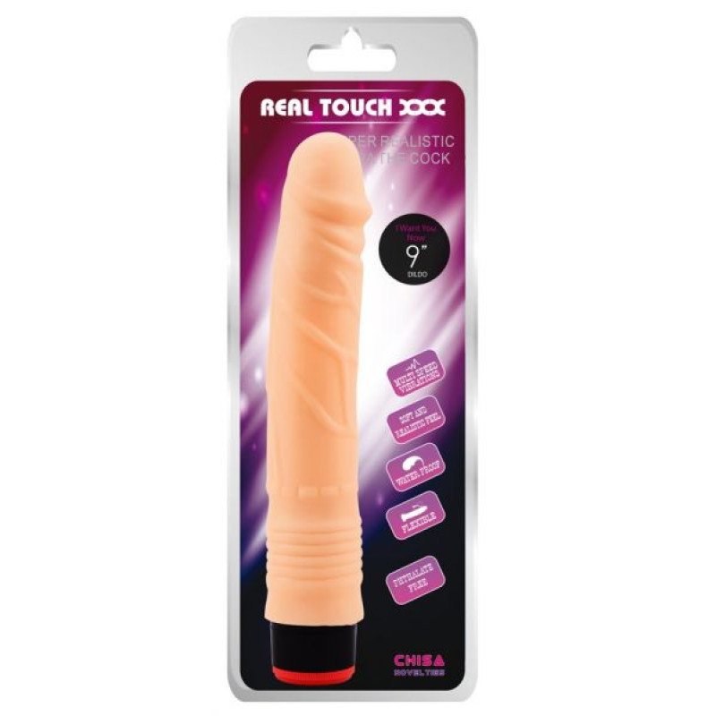 Вибромассажер Chisa 9 Vibe Cock Телесный 291636 Вибромассажер Chisa 9 Vibe Cock Телесный 291636