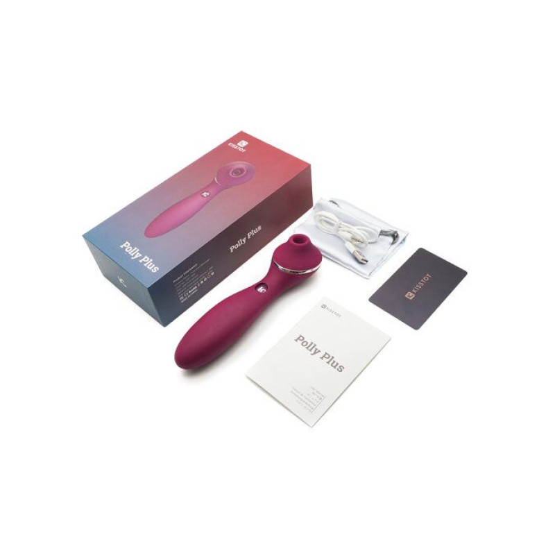 Вакуумный вибратор KisToy Polly Plus Фиолетовый
