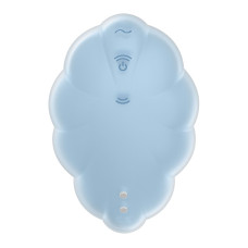 Вакуумний стимулятор з вібрацією Satisfyer Cloud Dancer Blue