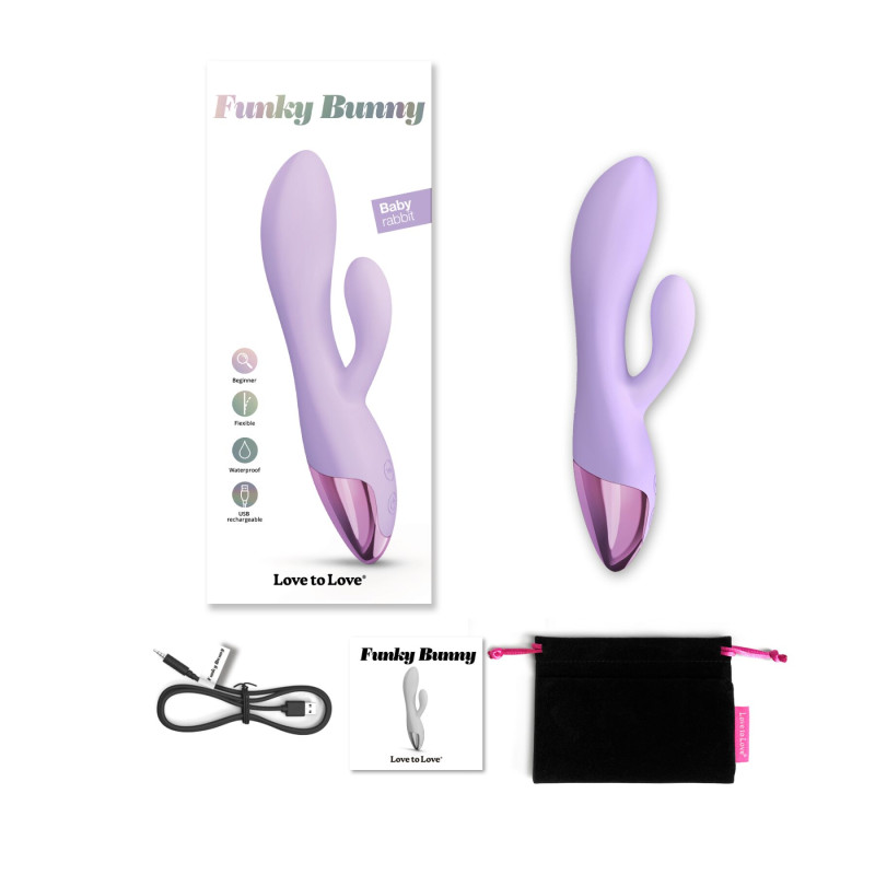 Вибратор-кролик Love To Love FUNKY BUNNY - VIVA MAUVE Вибратор-кролик Love To Love FUNKY BUNNY - VIVA MAUVE