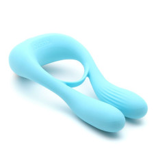 Вибратор для пар KisToy Martin Голубой