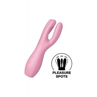 Клиторальный вибратор Satisfyer Threesome 3 Pink с тремя пальчиками