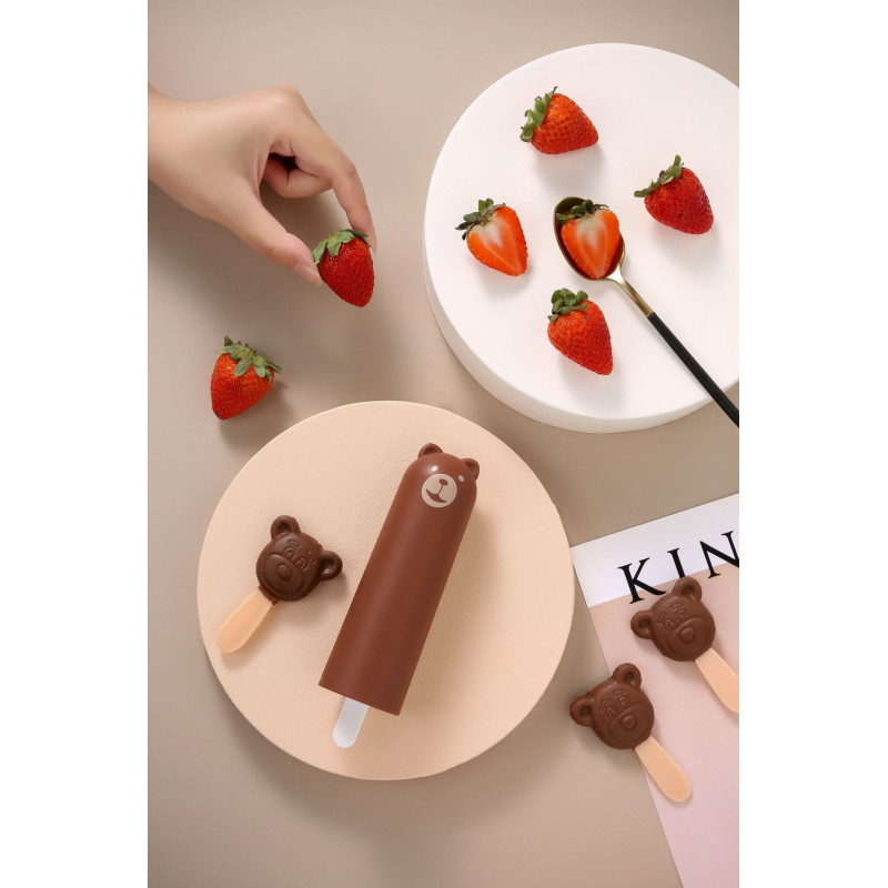 Вибратор KisToy Mr.Ted реалистичный вибратор под видом мороженого