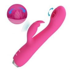 Вибратор Pretty Love Rachel Licking Vibrator Magenta