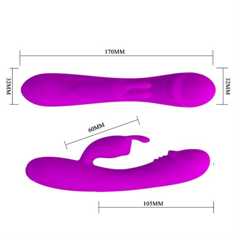 Вибратор Pretty Love Hunter Vibrator Purple Вибратор Pretty Love Hunter Vibrator Purple