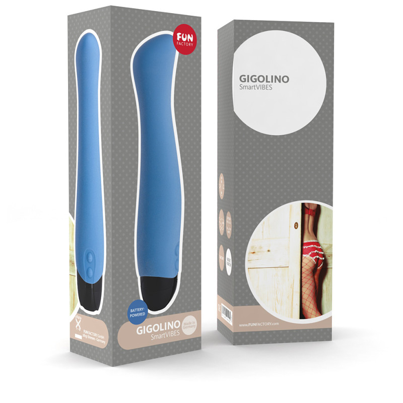 Вібратор Fun Factory Gigolino Блакитний Вібратор Fun Factory Gigolino Блакитний