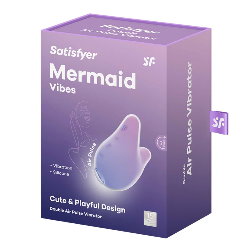 Вакуумный клиторальный стимулятор Satisfyer Mermaid Vibes Violet/Pink Вакуумный клиторальный стимулятор Satisfyer Mermaid Vibes Violet/Pink