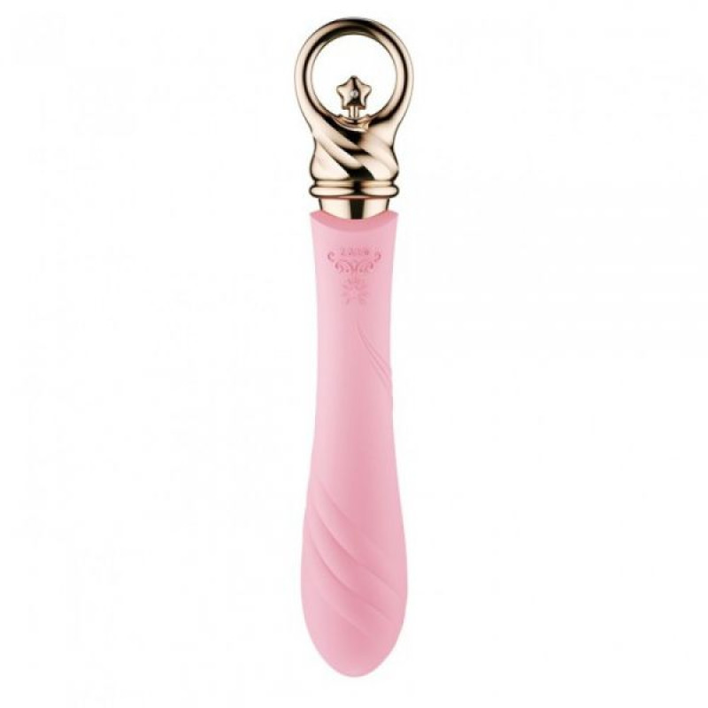 Вибромассажер с функцией подогрева Zalo Courage Розовый Вибромассажер с функцией подогрева Zalo Courage Розовый