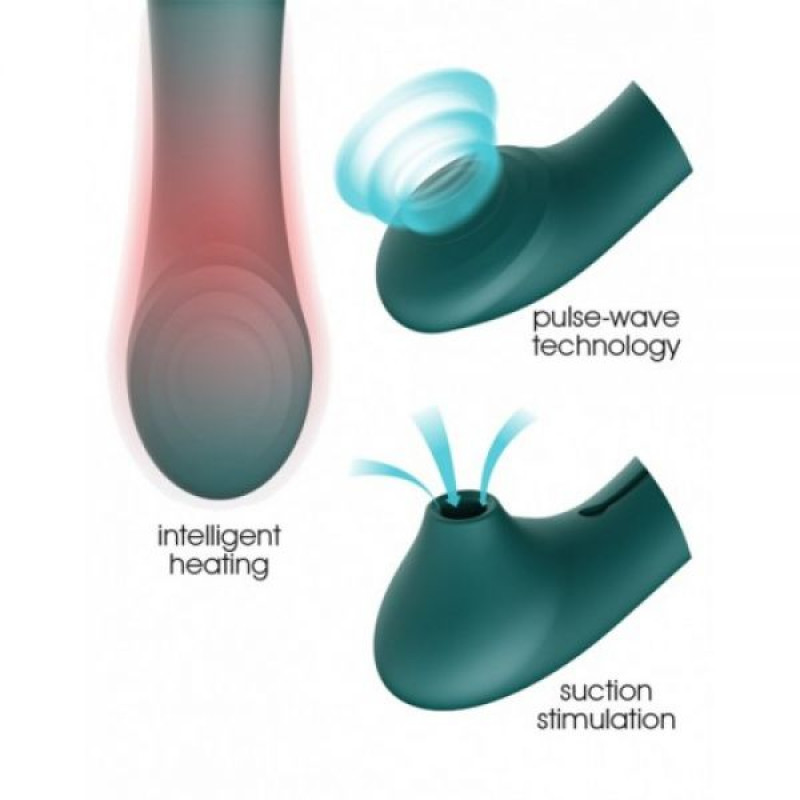 Ультрасучасний вібромасажер 3 в 1 Zalo Queen Червоний Ультрасучасний вібромасажер 3 в 1 Zalo Queen Червоний