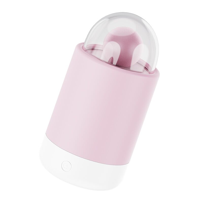 Вібратор-цукерка на паличці KISTOY Pink Pop, зарядний кейс-нічник, 10 режимів вібрації