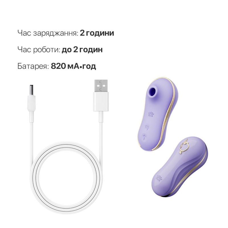 Набір 2в1 Zalo — UNICORN Violet, віброяйце + вакуумний стимулятор Набір 2в1 Zalo — UNICORN Violet, віброяйце + вакуумний стимулятор