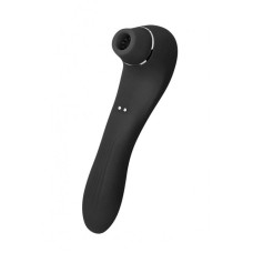 Вакуумный стимулятор с вибрацией Wooomy Smoooch Clitoral Suction & Vibration Black