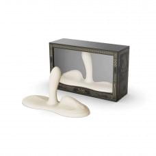 Sit-on-top смарт-вибратор Zalo – Flora Smart Vibrating Pad Ivory White, 9 моторов