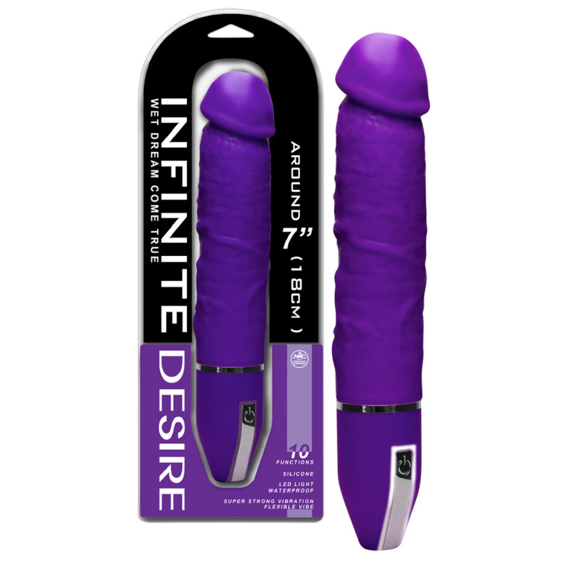 Реалистичный Вибратор NMC Infinite Desire Purple Vibrator Фиолетовый Реалистичный Вибратор NMC Infinite Desire Purple Vibrator Фиолетовый