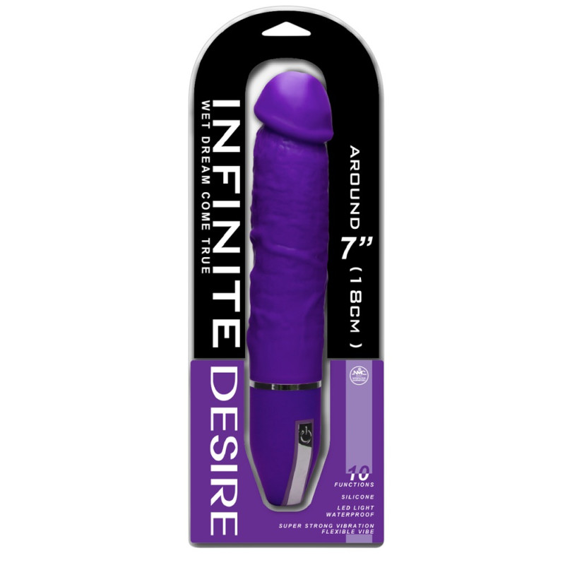 Реалистичный Вибратор NMC Infinite Desire Purple Vibrator Фиолетовый Реалистичный Вибратор NMC Infinite Desire Purple Vibrator Фиолетовый