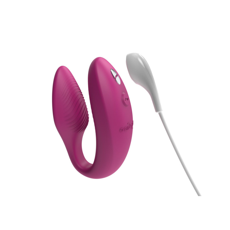 Смарт-вібратор для пар We-Vibe Sync 2 Rose, 10 віброрежимів, пульт ДК Смарт-вібратор для пар We-Vibe Sync 2 Rose, 10 віброрежимів, пульт ДК