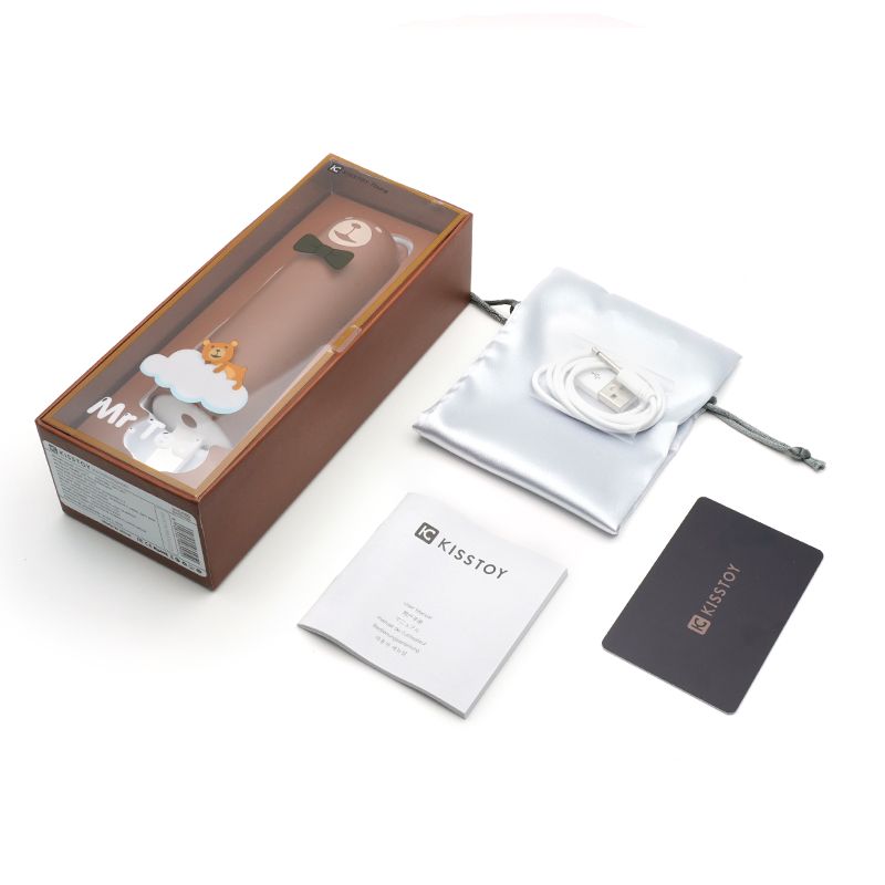 Вибратор KisToy Mr.Ted реалистичный вибратор под видом мороженого